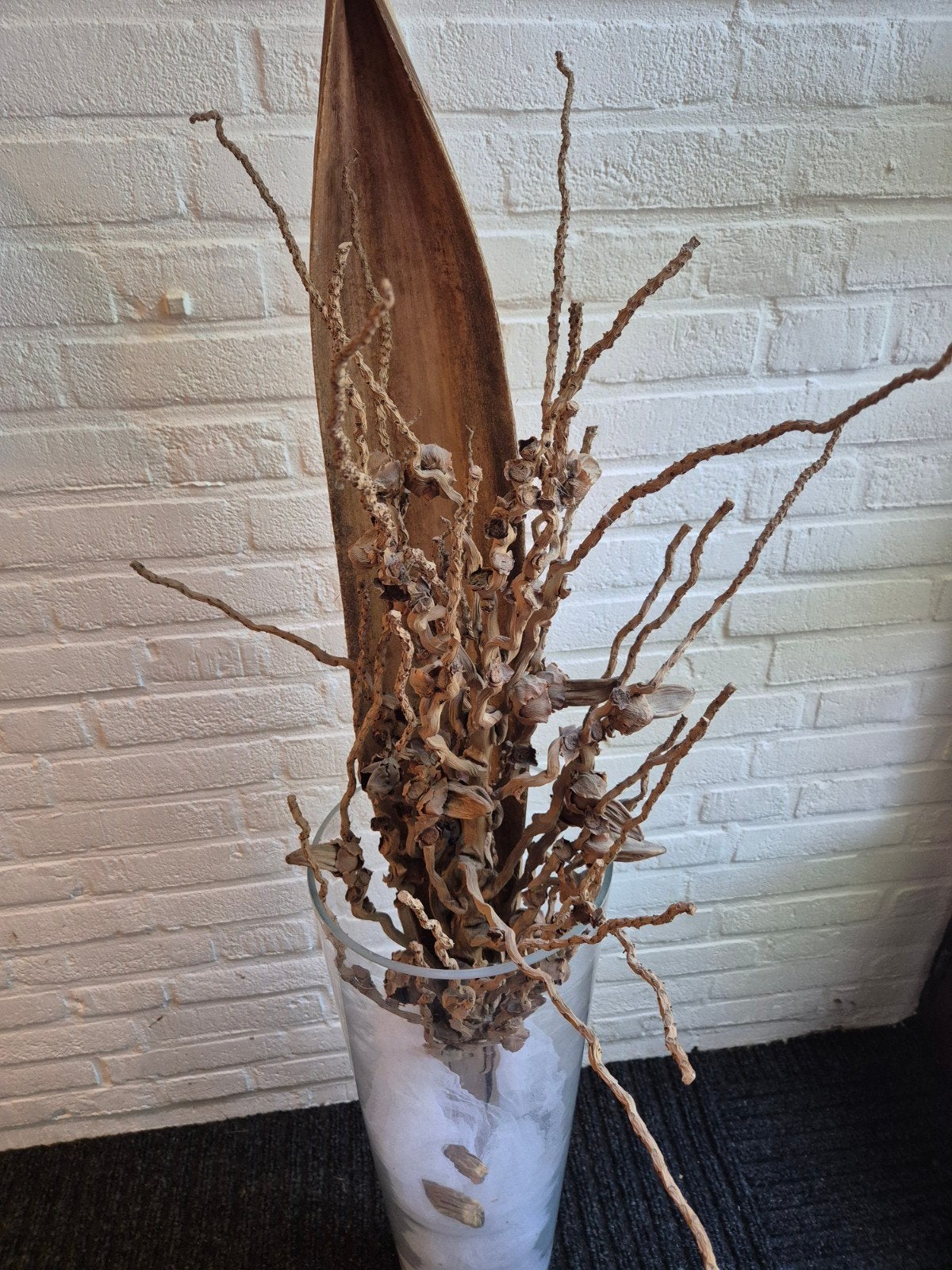 grote tak voor decoratie, Ophalen, Gebruikt, Bruin, Glas
