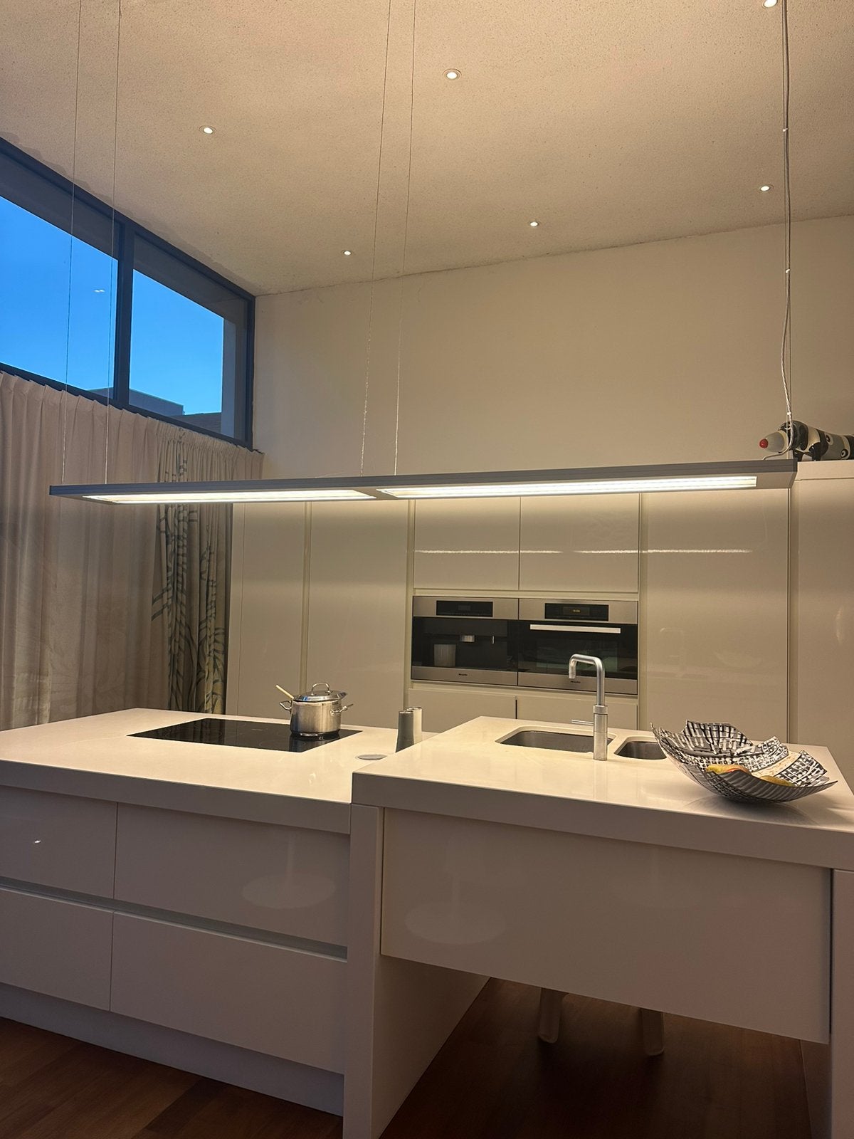 Delta Light Hanglamp, Ophalen, Strak modern, G13 (TL), Zo goed als nieuw