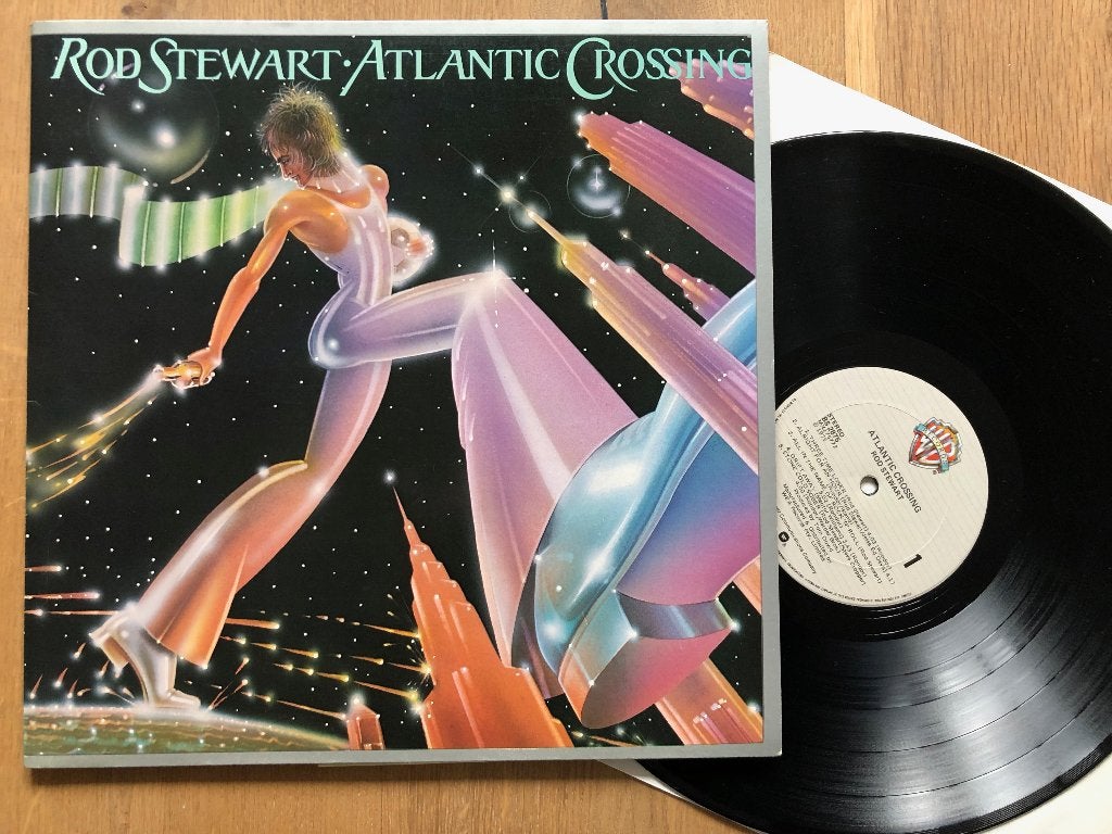 ROD STEWART - Atlantic crossing ( LP; NMINT ), Ophalen of Verzenden, 12 inch, Poprock, Gatefold hoes