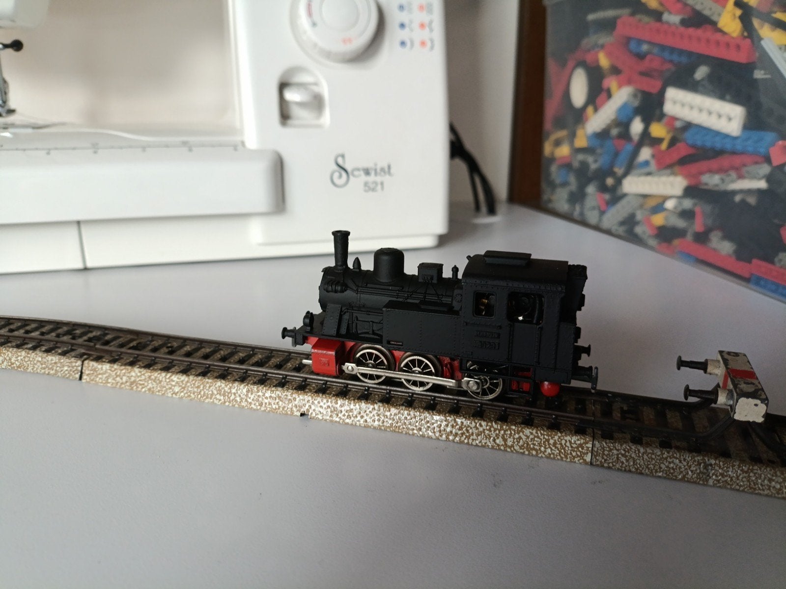 Märklin 3029 stoomloc zwart, Wisselstroom, Locomotief, Ophalen of Verzenden, Zo goed als nieuw