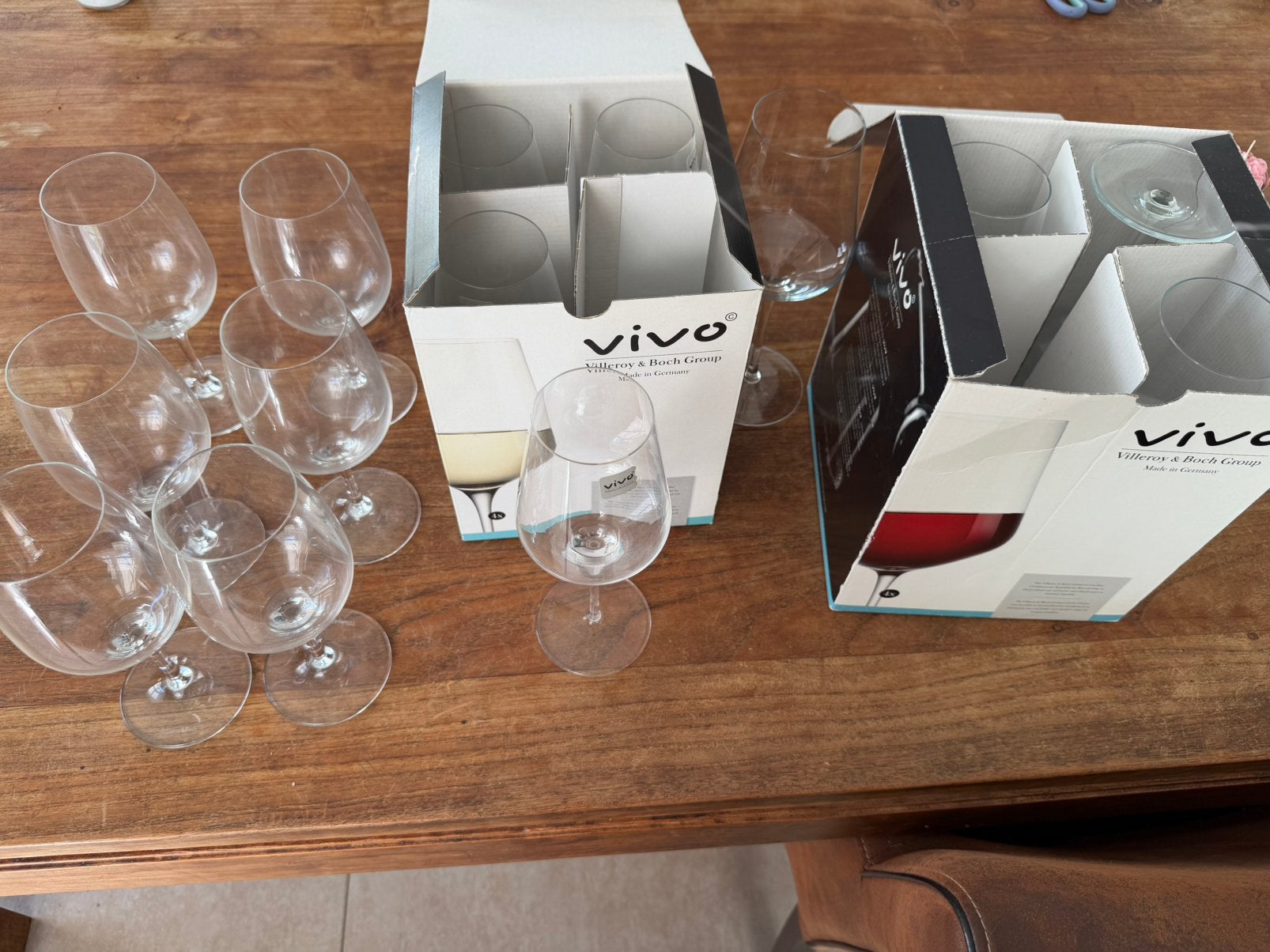 14x Villeroy & Boch wijnglazen o.a vivo, Ophalen of Verzenden, Zo goed als nieuw, Overige typen