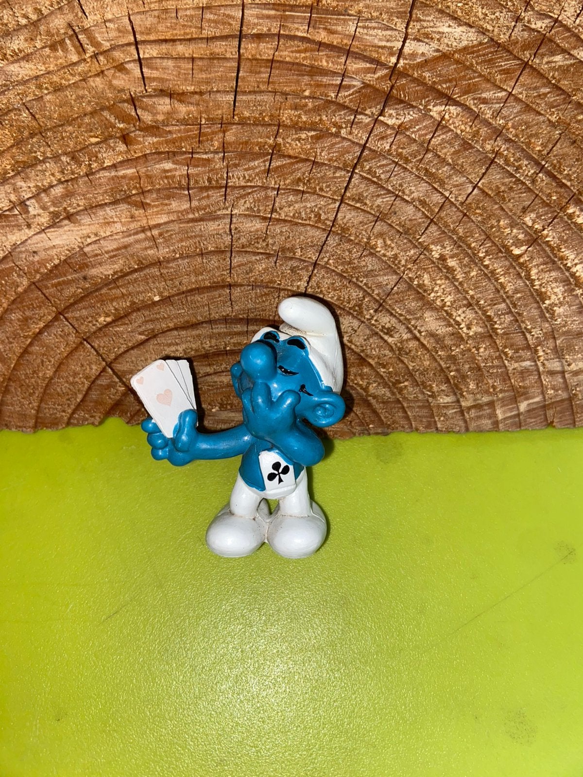 Smurfen smurf met kaarten, Verzamelen, Ophalen of Verzenden, Gebruikt