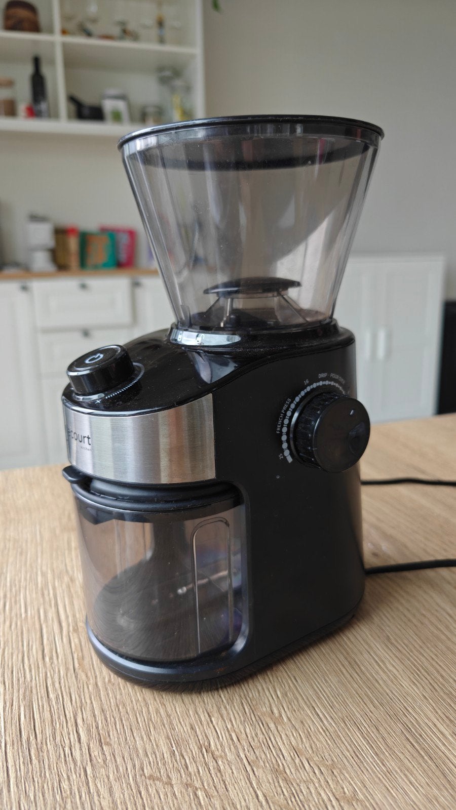 Safecourt grinder 'koffiemolen deluxe' KG400, Ophalen of Verzenden, Zo goed als nieuw, Koffiemolen
