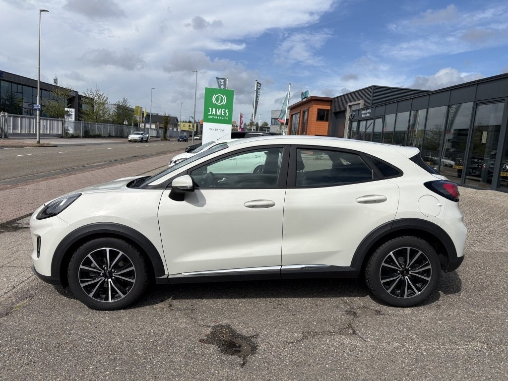 Ford Puma 1.0 EcoBoost Hybrid Titanium, Auto's, Stof, Wit, Origineel Nederlands, Bedrijf