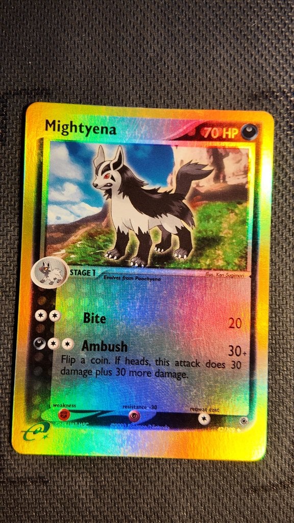 Mightyena 42 Ruby & Sapphire | Pokemon kaart, Ophalen, Zo goed als nieuw, Losse kaart, Foil