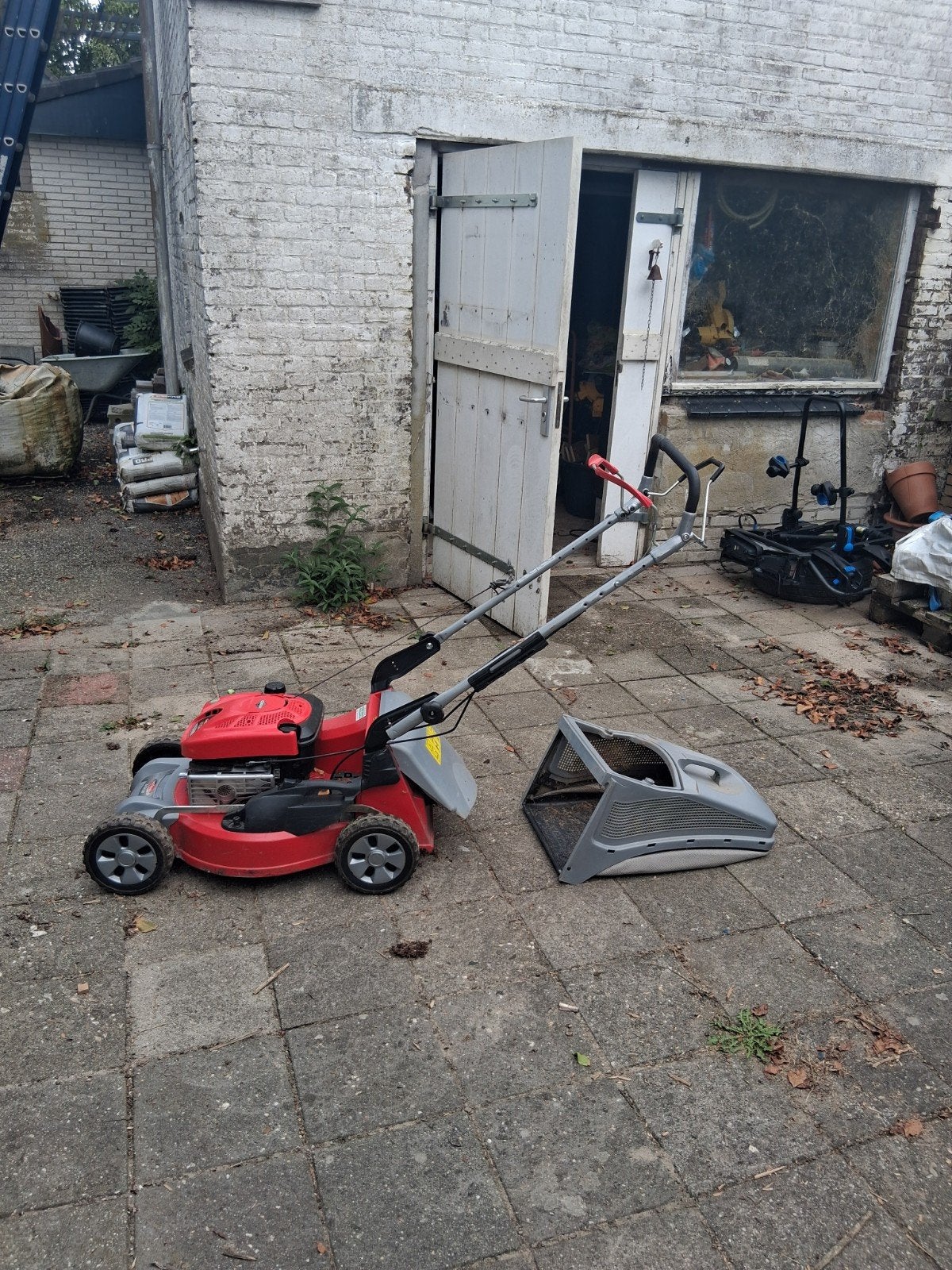 Castelgarden XA 50 BS Benzine Grasmaaier, aluminium maaidek., Tuin en Terras, Ophalen, Cirkelmaaier, Gebruikt, Opvangbak
