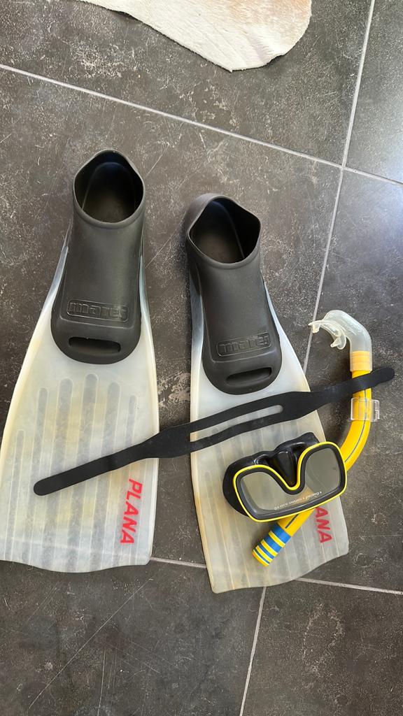 Snorkelen in de vakantie, Watersport en Boten, Ophalen, Gebruikt, Zwem- of Duikvliezen