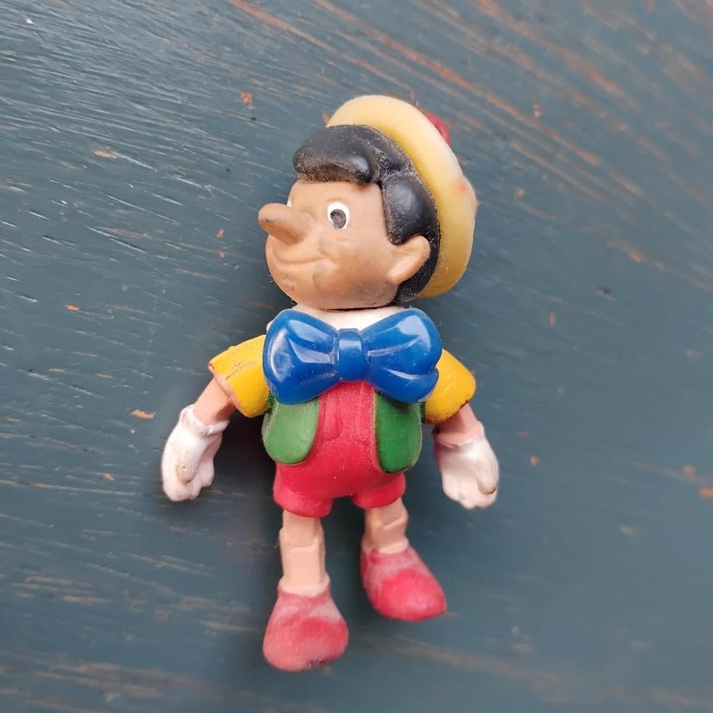 Vintage, pinokkio sleutelhanger, Ophalen of Verzenden, Gebruikt, Knuffel of Figuurtje