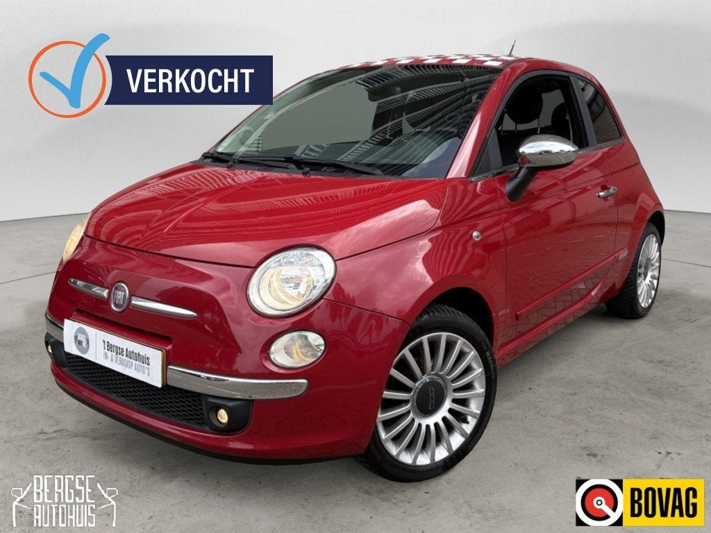 Fiat 500 1.2 Sport Ecc Lmv City Nap (bj 2009), Gebruikt, 1242 cc, 4 cilinders, 840 kg