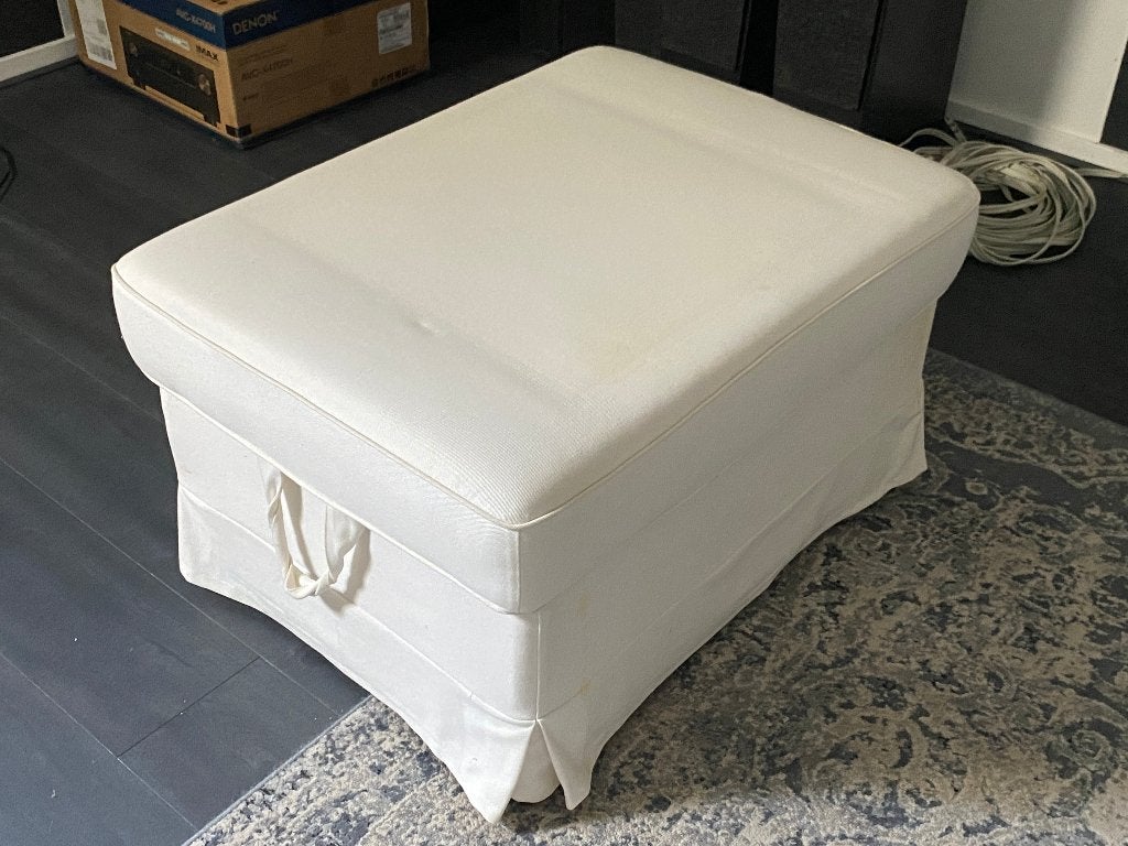 Grote (opberg-) Poef, Ophalen, Gebruikt, 75 tot 100 cm, Stof
