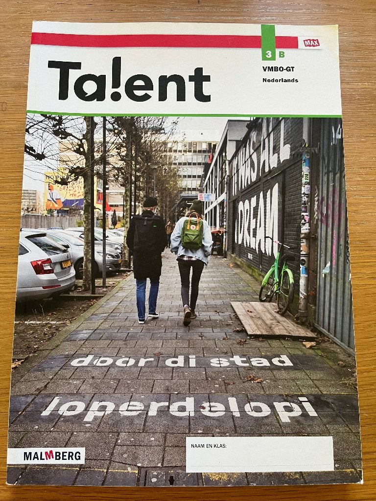 Talent Nederlands VMBO 3, Boeken, Schoolboeken, VMBO, Malmberg, Nieuw, Ophalen of Verzenden
