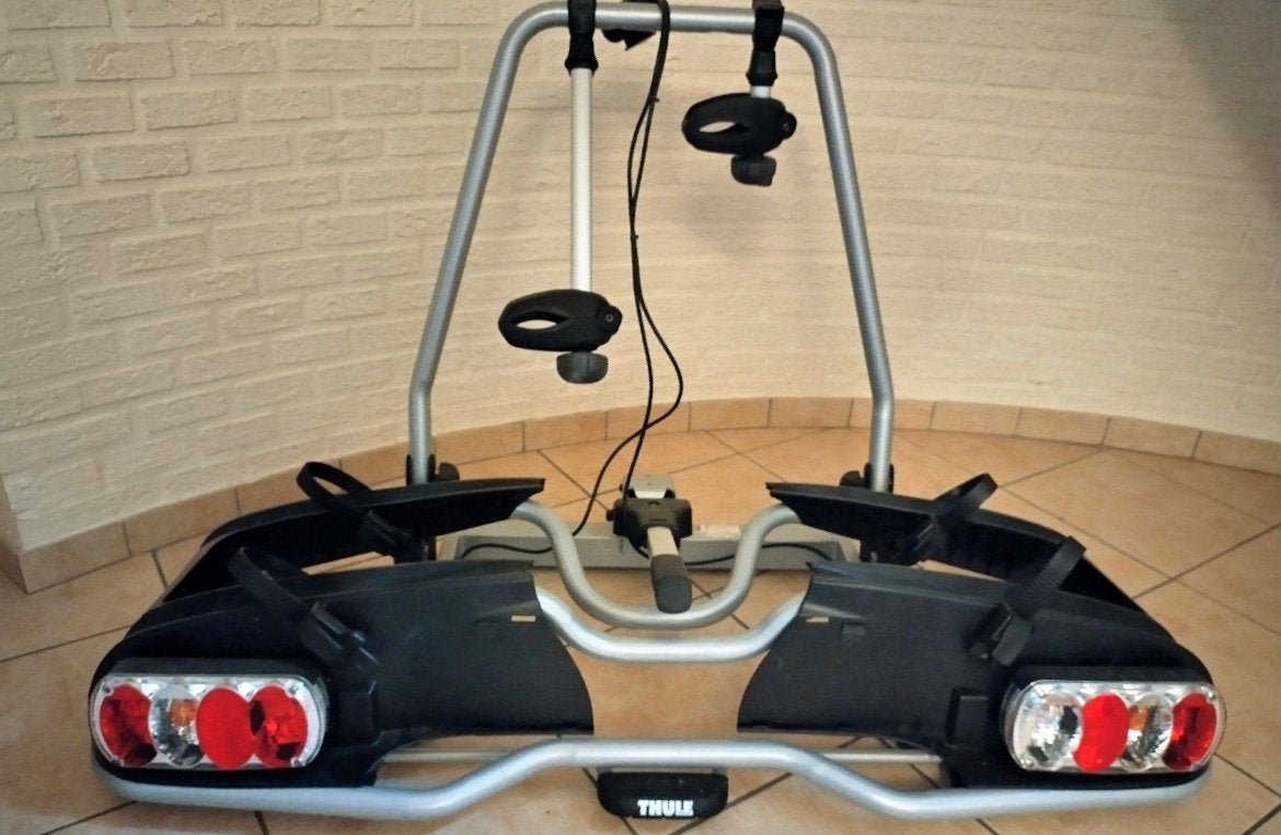 Thule EuroPower 915, 60kg, kantelbaar, elektrische fietsen, Elektrische fiets, Ophalen of Verzenden, Zo goed als nieuw, 2 fietsen