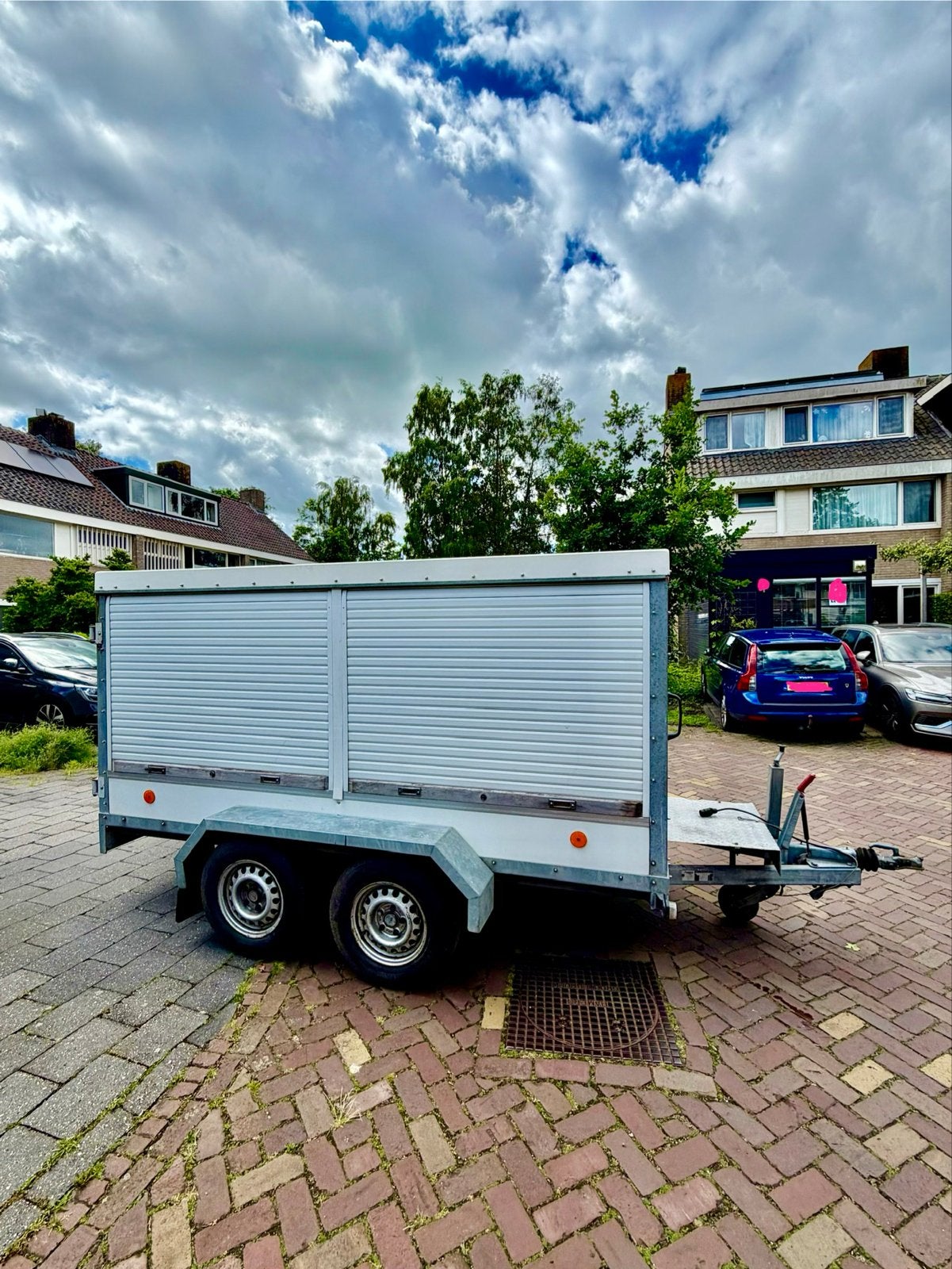 Anssems Tandemasser Aanhangwagen met rolluiken, Auto diversen, Ophalen, Gebruikt