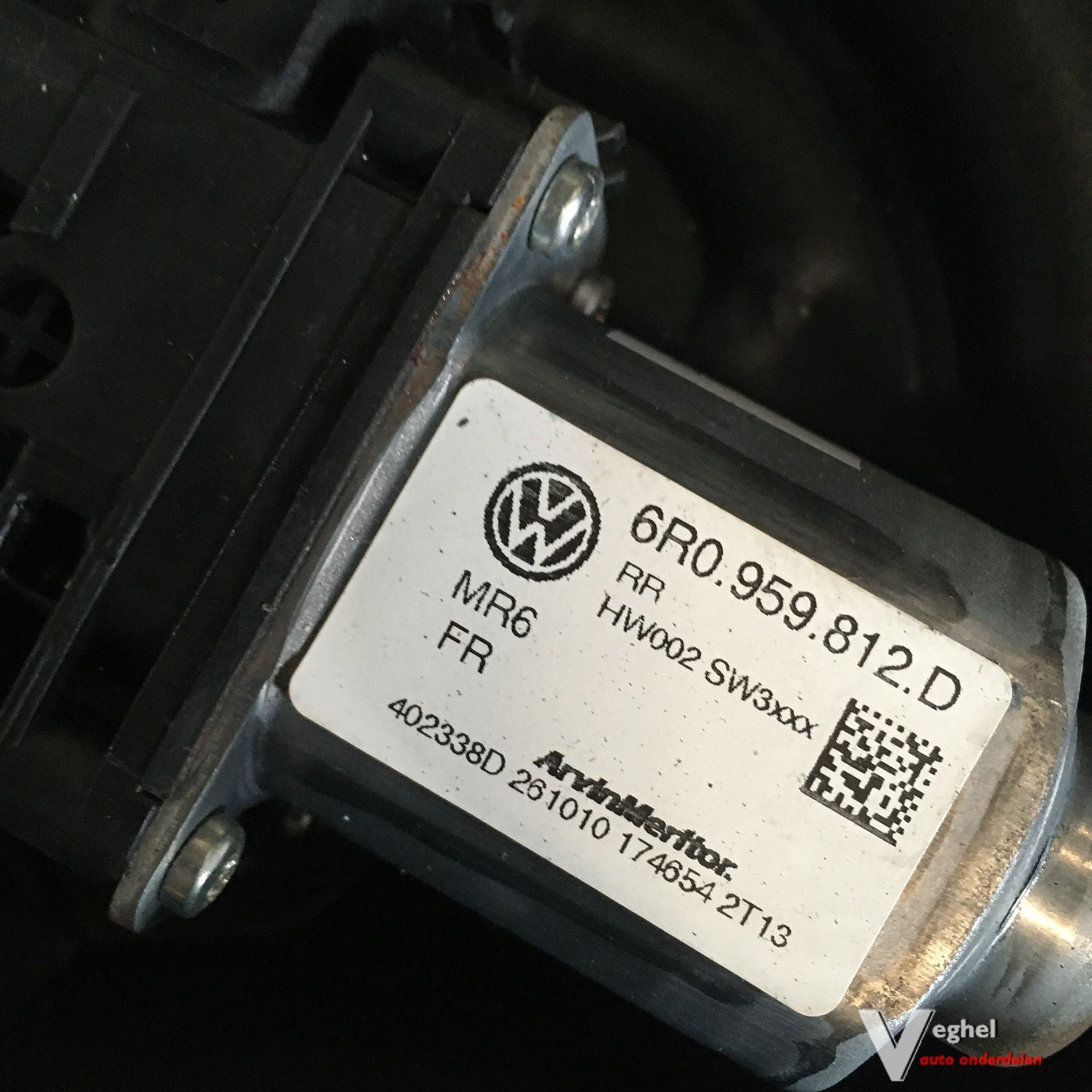 Seat Ibiza 2011   Elektr Raammechanisme Rechstachter met mot, Gebruikt, -, -, Ophalen of Verzenden
