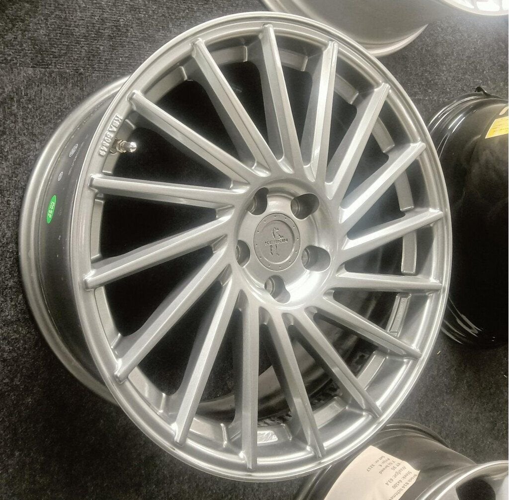 Keskin kt17 tubine lichtmetaal velgen 19"inch 5x112, Ophalen, Gebruikt, 19 inch, Banden en Velgen