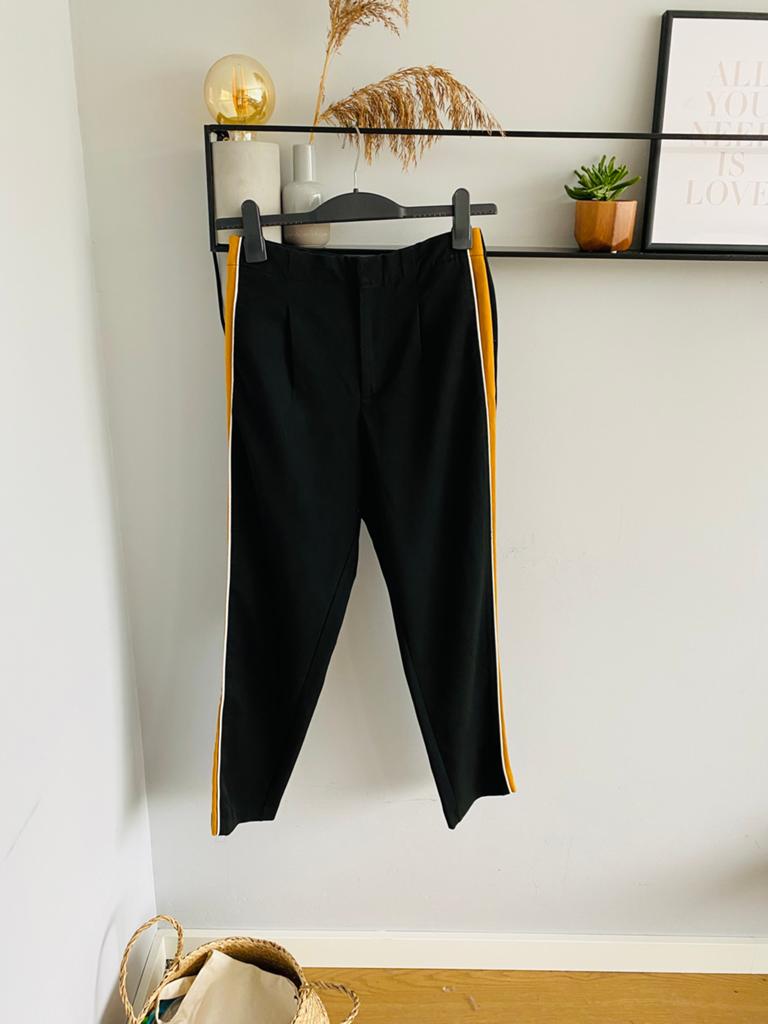 Lange broek/ pantalon/ chino/ damesbroek van Zara, maat S/36, Ophalen of Verzenden, Maat 36 (S), Zwart, Lang