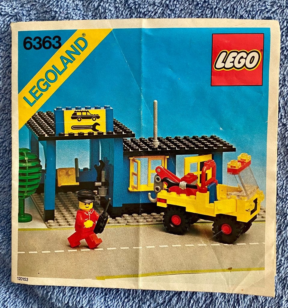LEGO Classic Town 6363 Auto Service Station (compleet) B, Kinderen en Baby's, Speelgoed | Duplo en Lego, Compleet, Gebruikt, Overige thema's