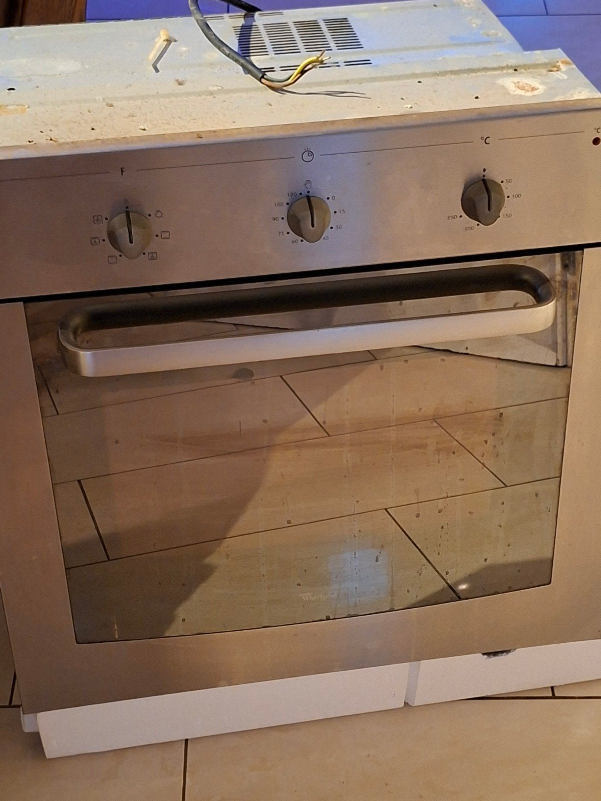 defecte ingebouwde oven whirpool, Witgoed en Apparatuur, Ovens, Ophalen, Minder dan 45 cm, Whirlpool, Oven