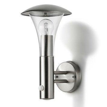 Buitenlamp Gent, Licht-donker-sensor, Wandlamp, Ophalen of Verzenden, Rvs
