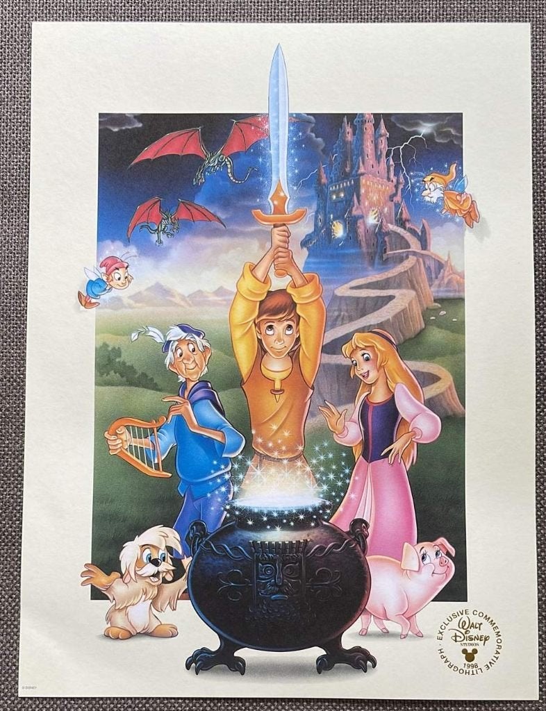 Disney prent 1998, Verzamelen, Disney, Ophalen of Verzenden, Overige figuren, Nieuw, Plaatje of Poster