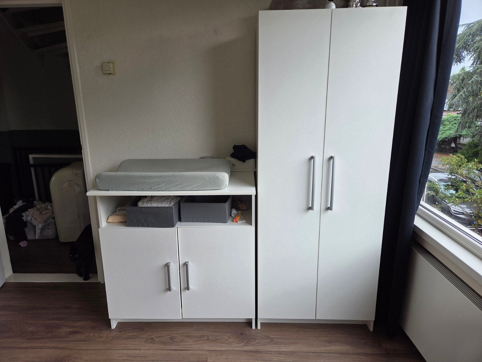 baby kamer kast+commode, Ophalen, Zo goed als nieuw