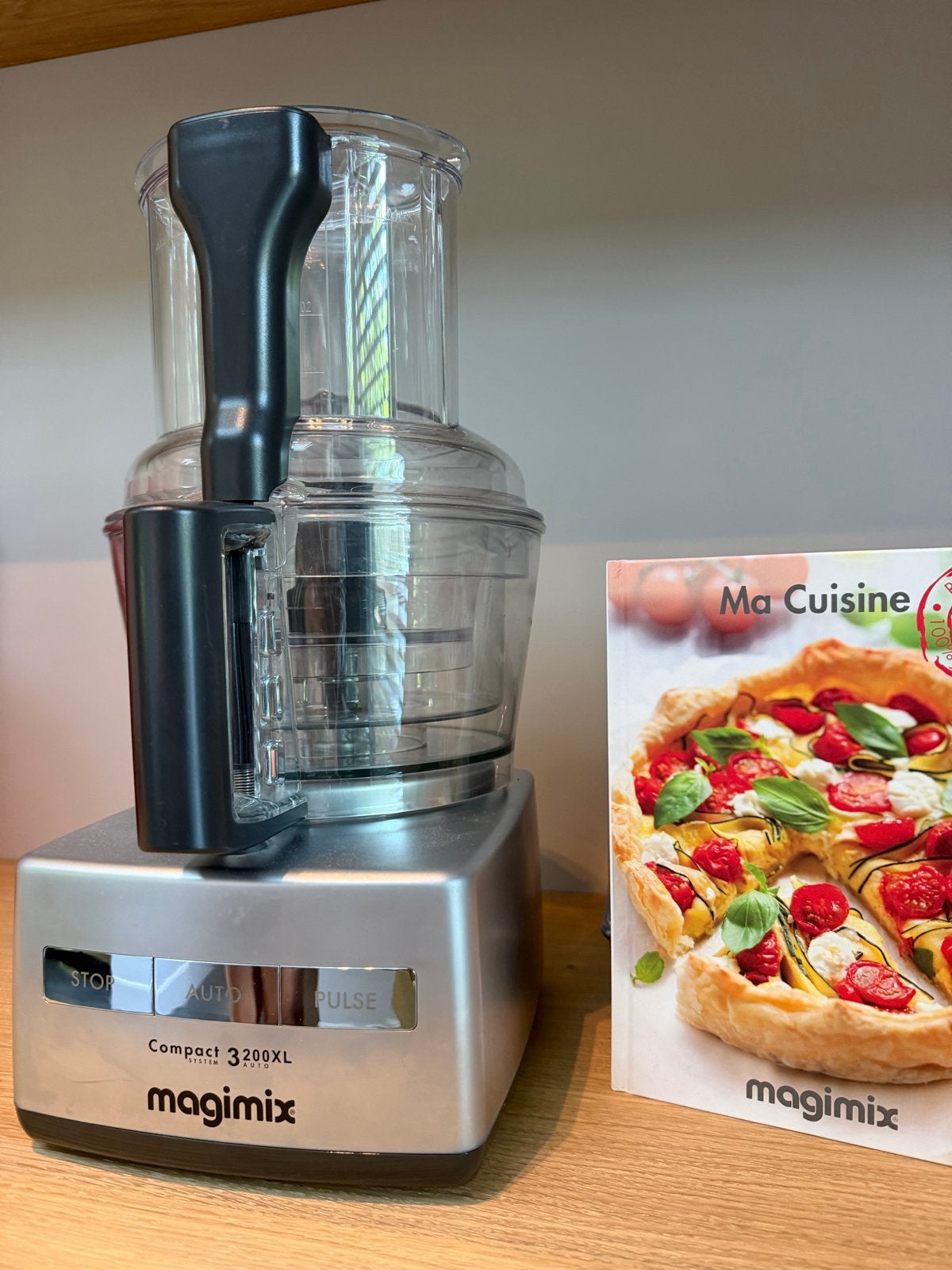 Magimix Compact 3200XL Foodprocessor - met blenderring, Ophalen, 2 snelheden, Zo goed als nieuw, 2 tot 3 liter