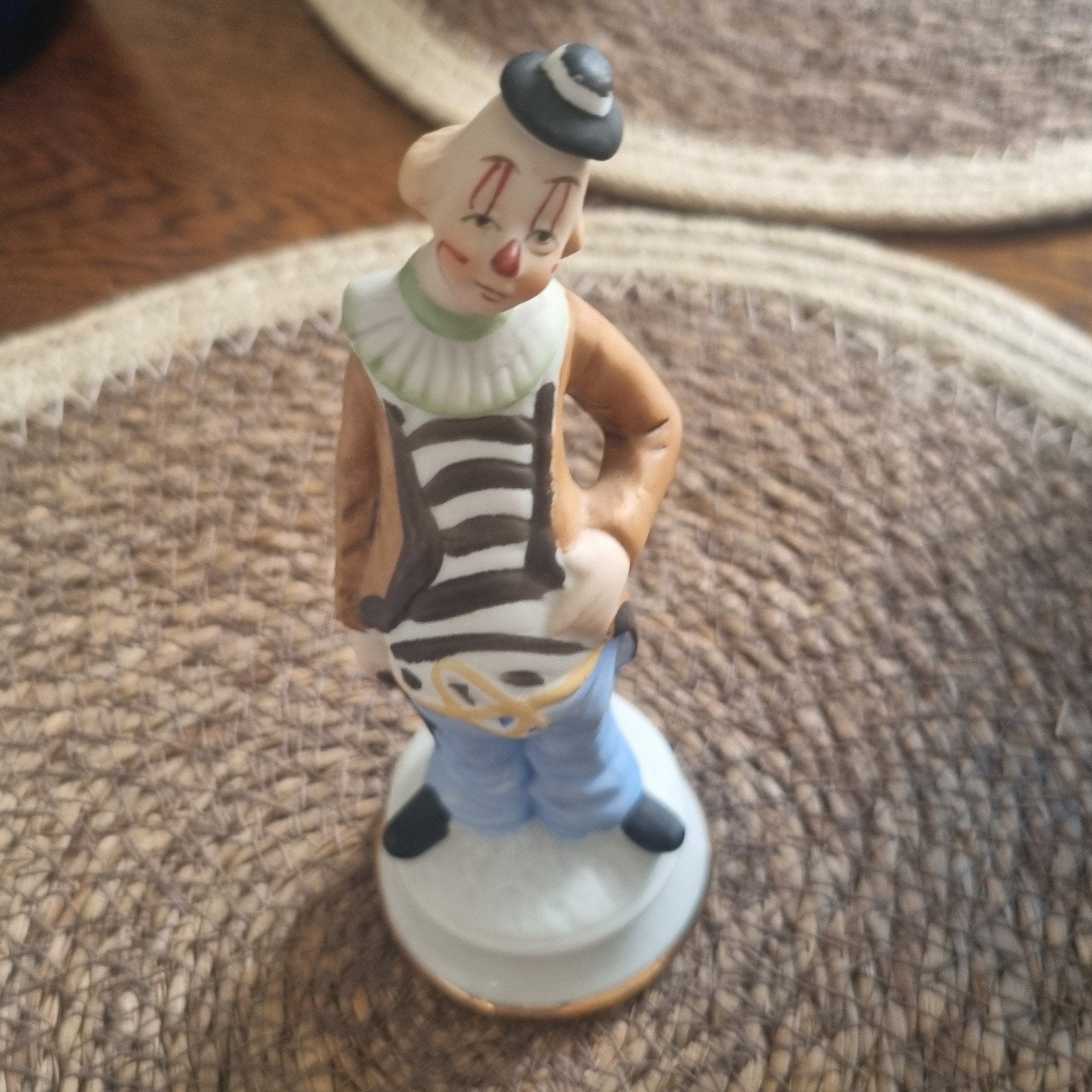 Vintage clown beeldje - Decoratief en uniek, Ophalen of Verzenden, Gebruikt, Mens