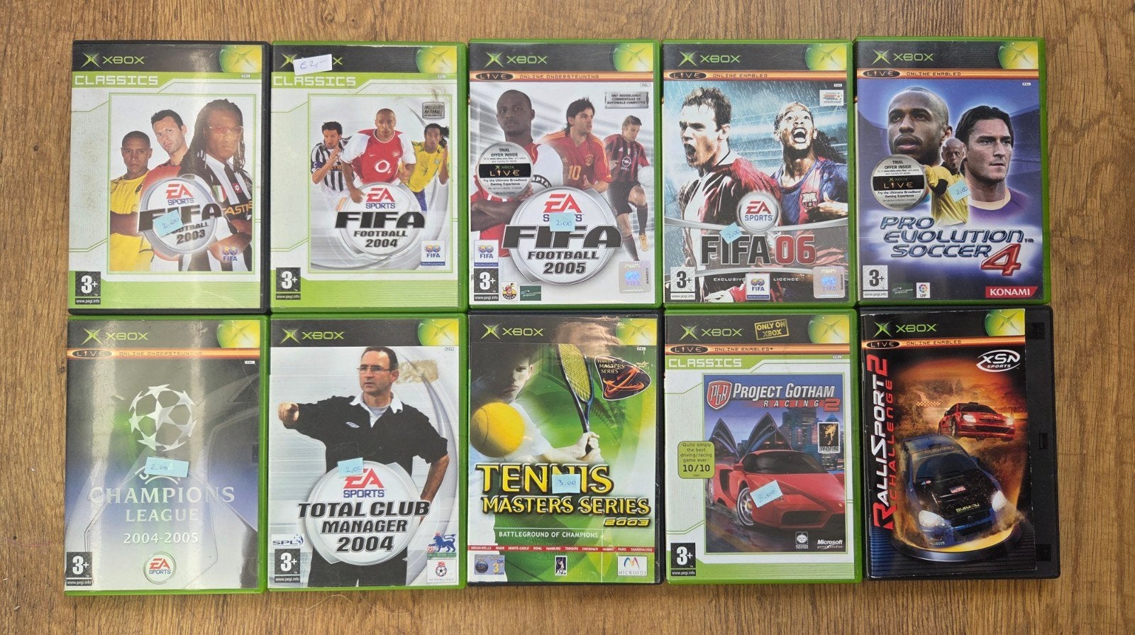 Xbox Games Collectie: FIFA, Pro Evolution Soccer, Tennis, Spelcomputers en Games, Ophalen of Verzenden