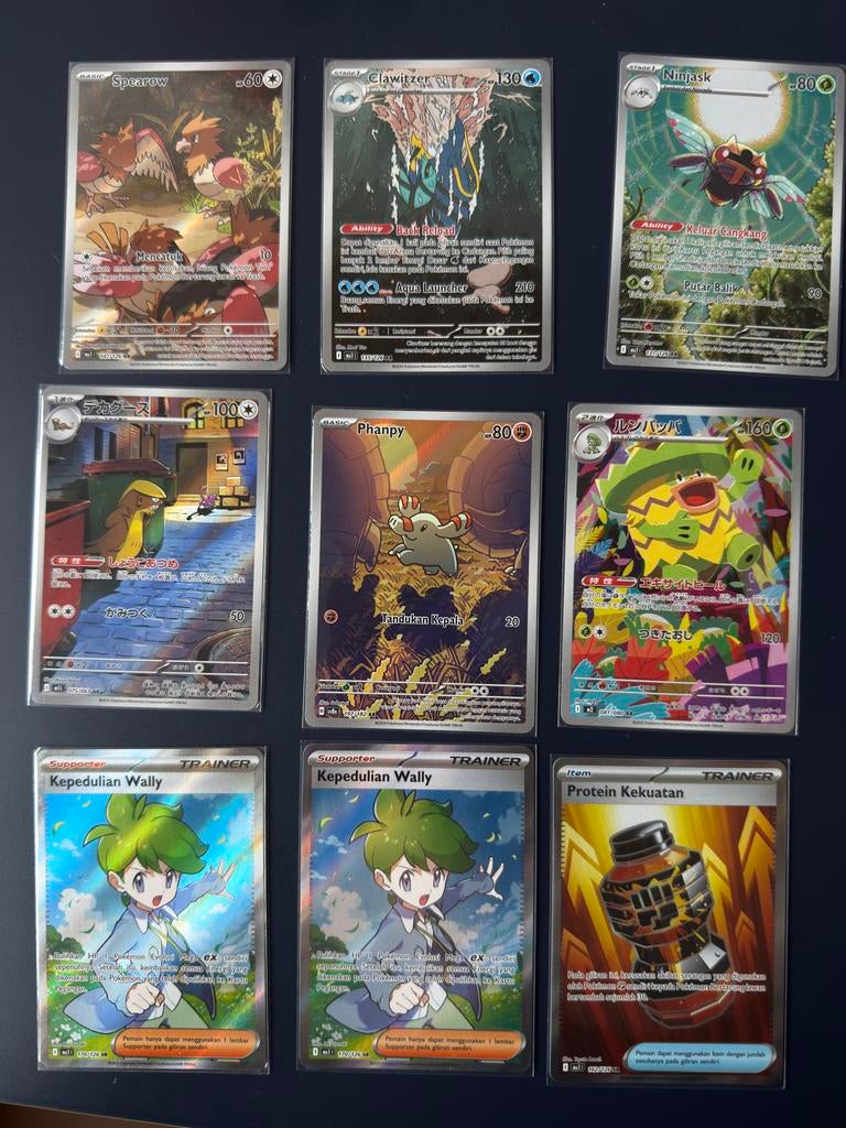 Lotje Pokemon kaarten hits, Ophalen, Zo goed als nieuw, Meerdere kaarten, Foil