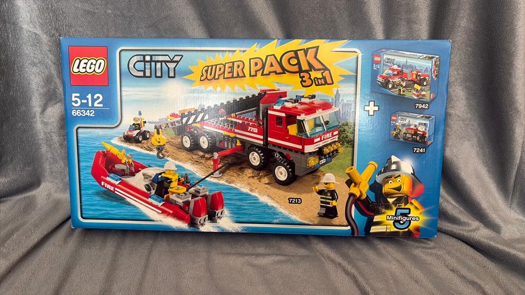 Lego City 66342 Super Pack 3 in 1 Brandweer, Kinderen en Baby's, Speelgoed | Duplo en Lego, Ophalen, City, Lego, Nieuw