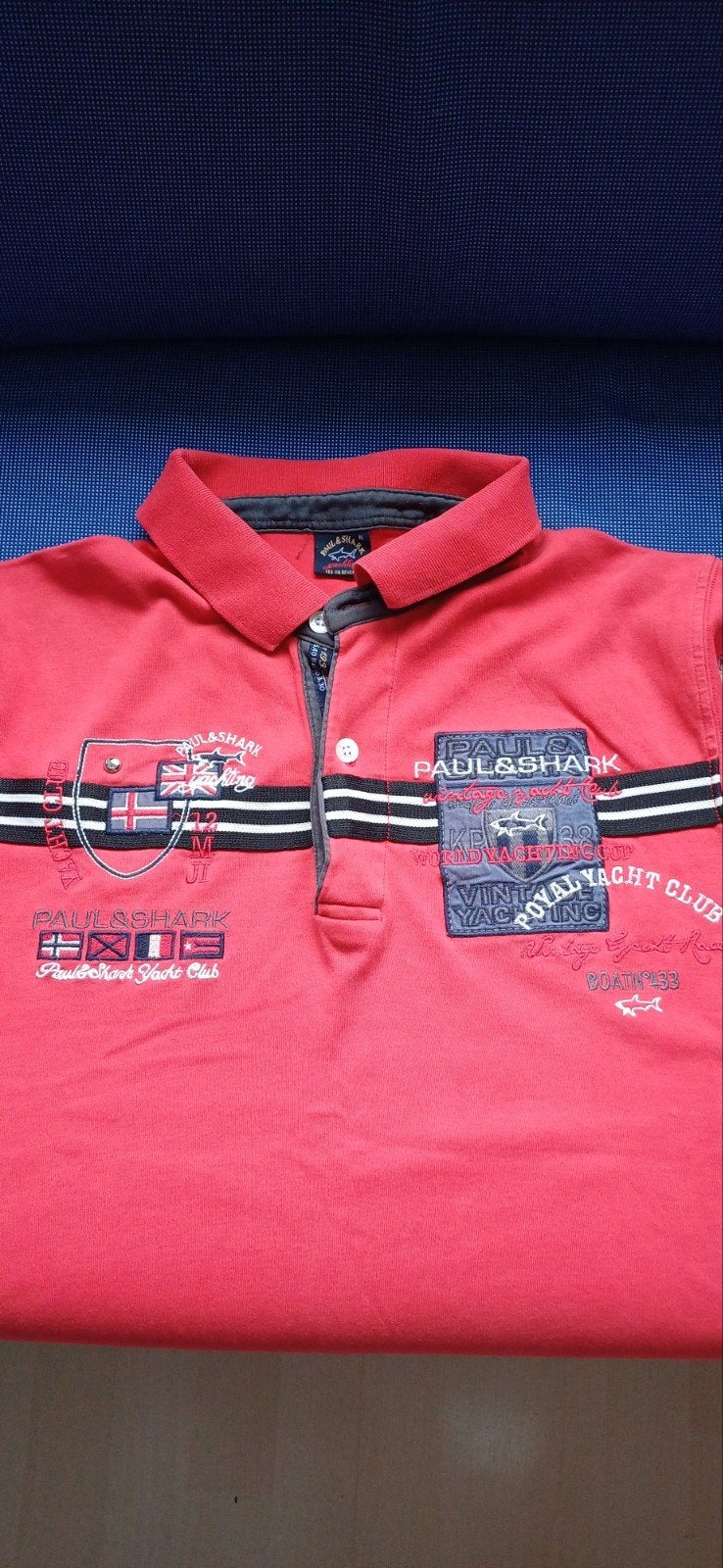 Paul &Shark polo shirt xl (lijkt L), Ophalen of Verzenden, Gedragen, Maat 56/58 (XL), Rood