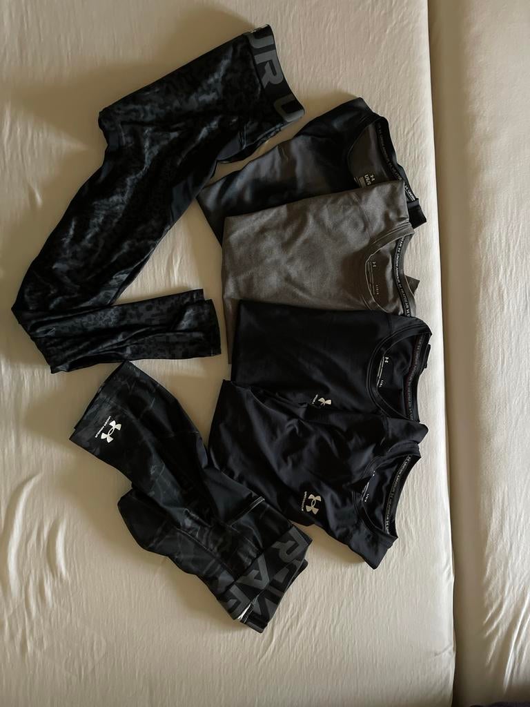 Under Armour compressie sportkleding, Kleding | Heren, Sportkleding, Maat 52/54 (L), Fitness, Zwart, Nieuw