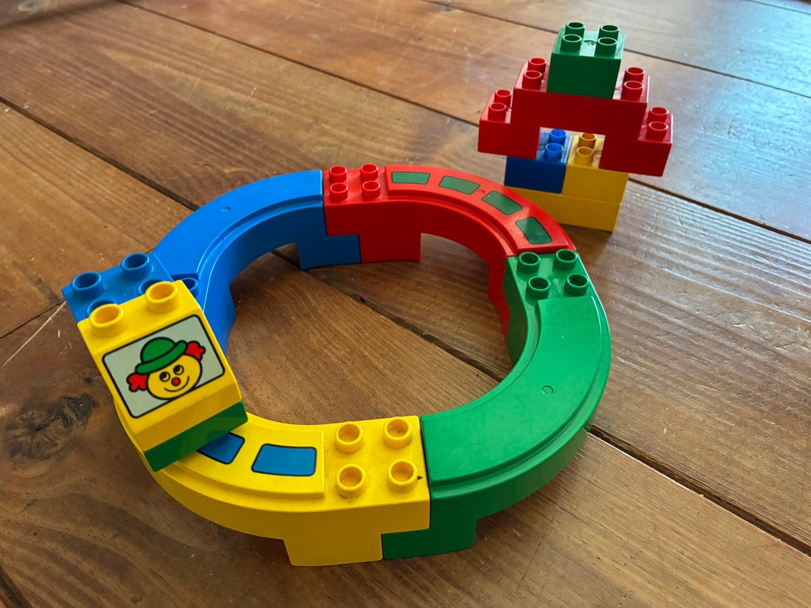 Clown go-round DUPLO vintage (2x), Ophalen, Gebruikt, Duplo