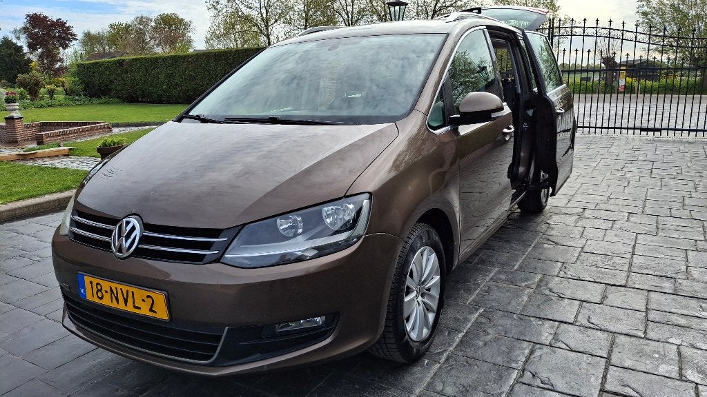 Volkswagen Sharan 1.4 TSI 149PK 7persoons 1e Eig Inruil Mog, Voorwielaandrijving, Stof, 1800 kg, 4 cilinders