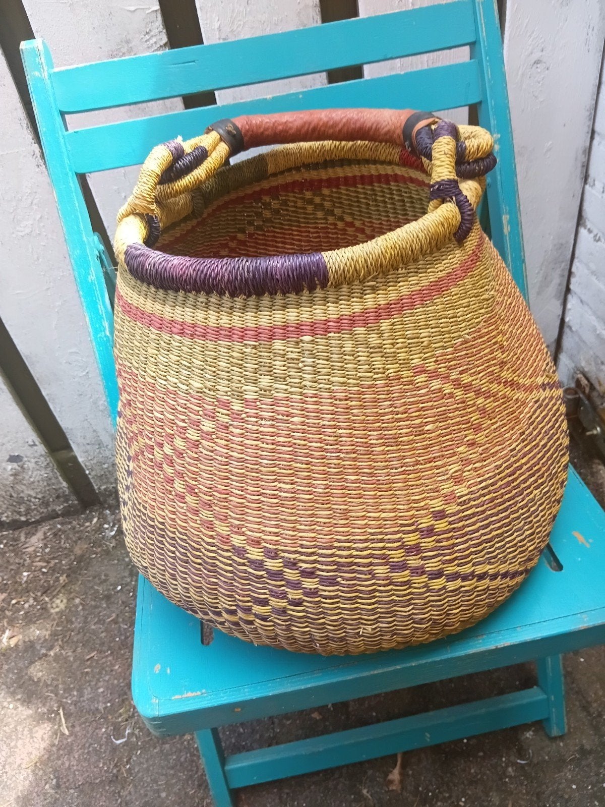 Potmand Bolgatanga Ghana afgeprijsd van €45.00.VOOR €30.00, Ophalen of Verzenden, Nieuw, Rond, Overige materialen