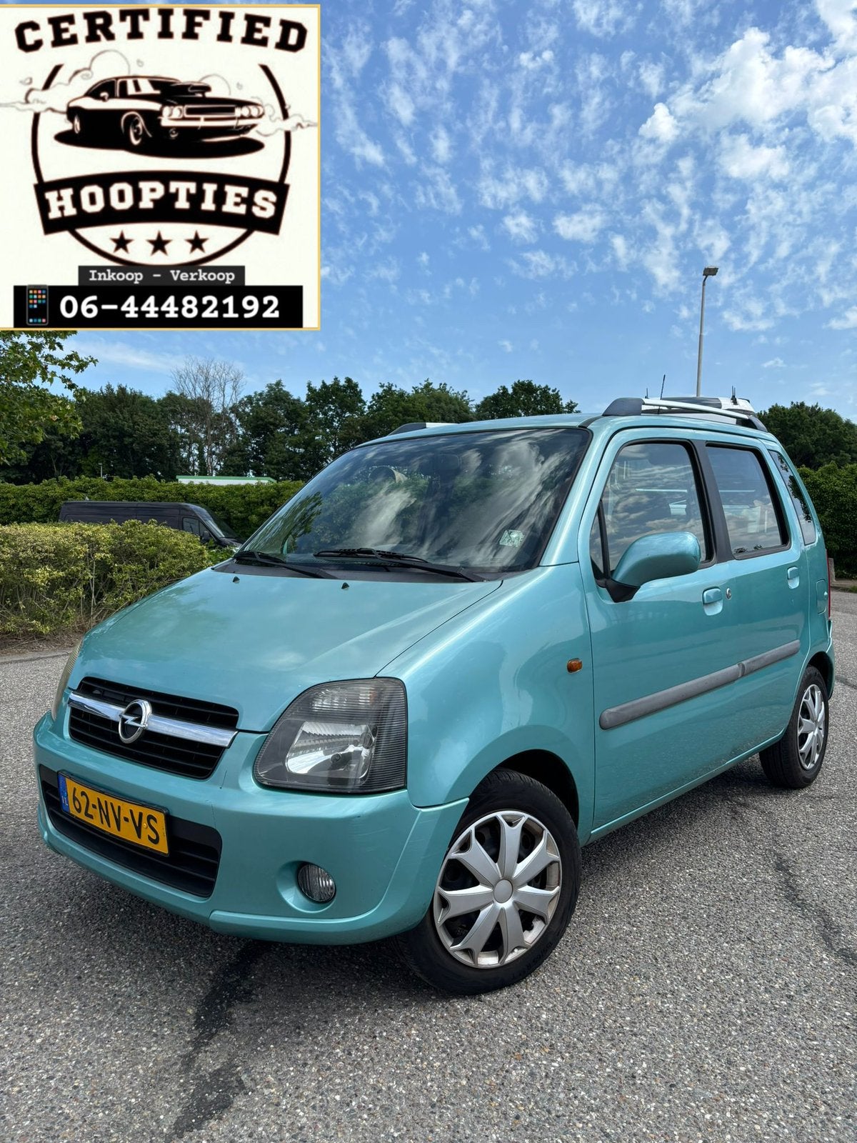 Opel Agila 1.2 I 16V 2004 Cosmo Groen APK 3/2/2027 RIJKLAAR!, Auto's, Opel, Voorwielaandrijving, Origineel Nederlands, Handgeschakeld