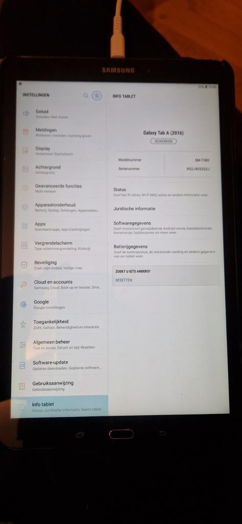 Samsung Galaxy Tab A6 (2016) - Goede staat, Computers en Software, Android Tablets, Gebruikt, Wi-Fi, 10 inch, 16 GB, Gps, Uitbreidbaar geheugen