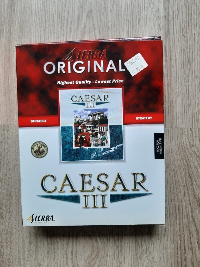 Caesar 3 big box PC spel, Gebruikt, Verzenden, 1 speler, Vanaf 3 jaar