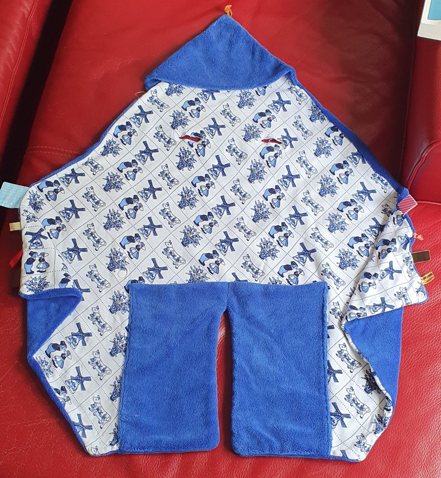 Snoozebaby Trendy Wrapping Wikkeldeken – Dutch Pride (, Kinderen en Baby's, Ophalen of Verzenden, Zo goed als nieuw, Blauw, Deken