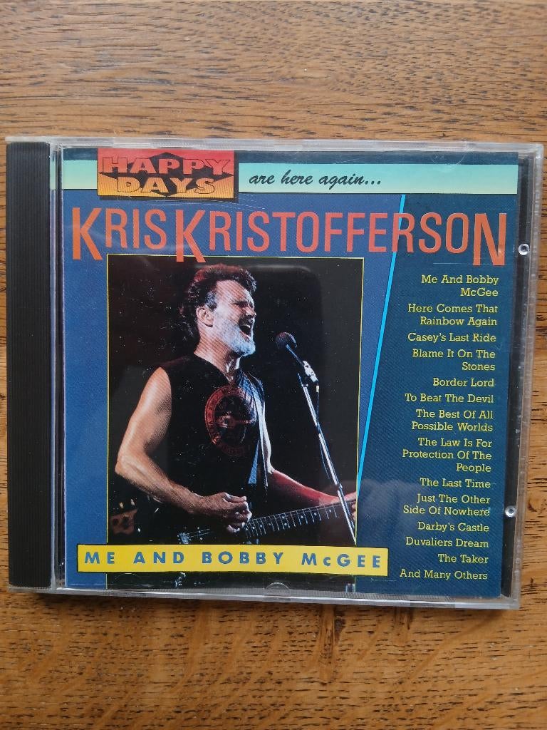 CD Kris Kristofferson : Me And Bobby Mc Gee, Ophalen of Verzenden, Zo goed als nieuw
