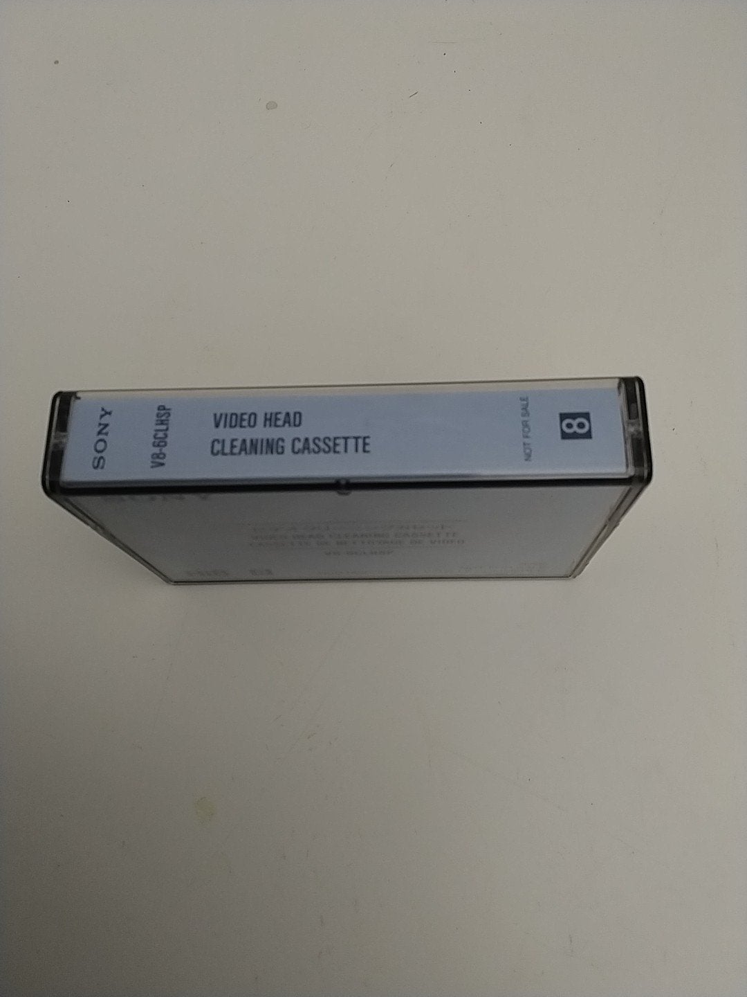 Sony Hi8 Video Head Cleaning Cassette V8-6CLHSP, Audio, Tv en Foto, Videospelers, Ophalen of Verzenden, Gebruikt, Videoband