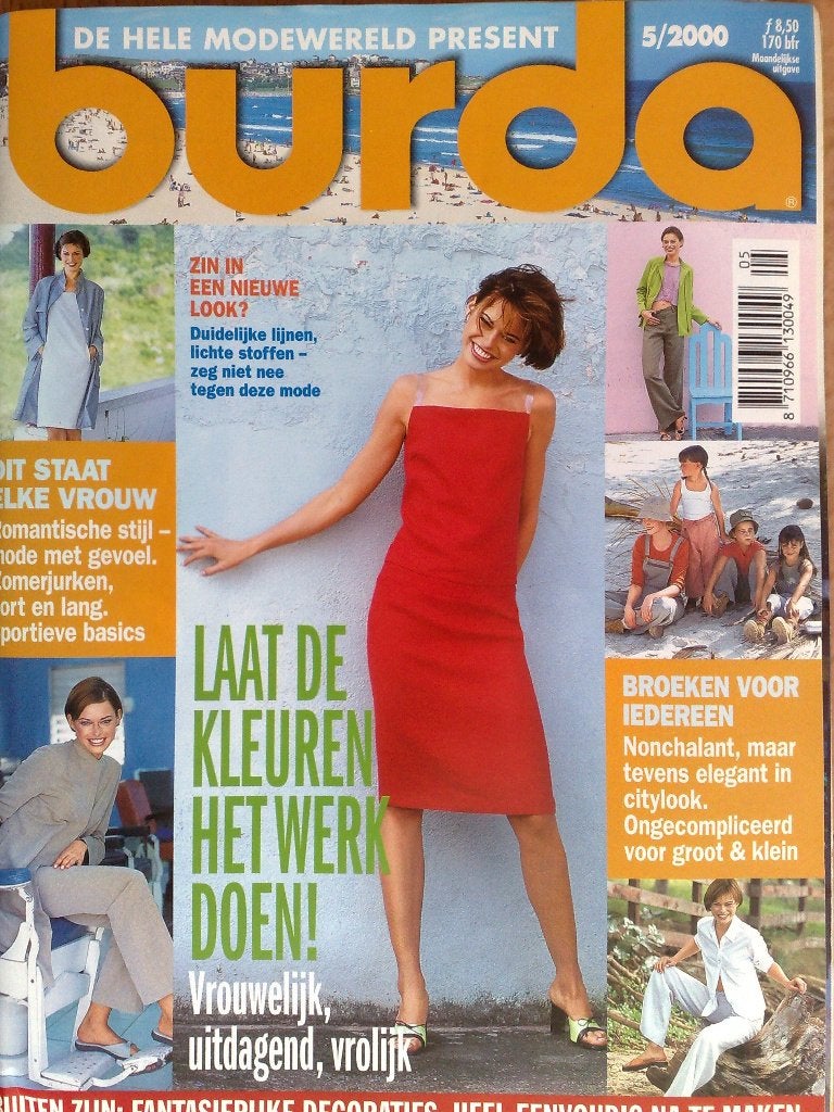 Burda mei , nr. 5 / 2000, Verzenden, Zo goed als nieuw, Vrouw, Burda
