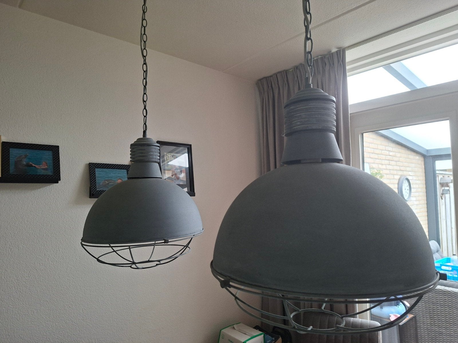 industriële hanglamp, Ophalen, Zo goed als nieuw