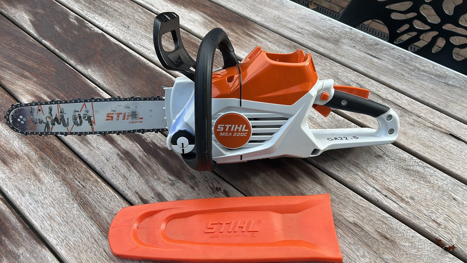 Stihl MSA 220 C kettingzaag met lightblad, Ophalen of Verzenden, Zo goed als nieuw