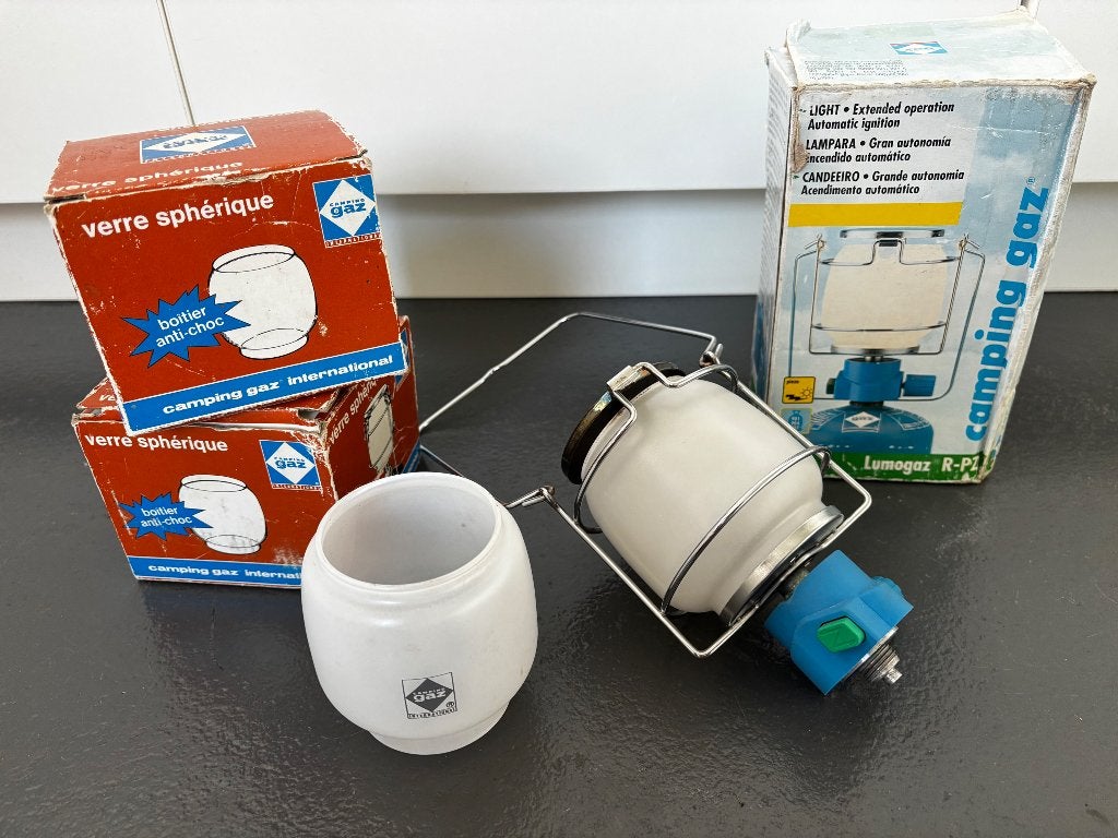 Campinggaz lamp, Ophalen, Gebruikt