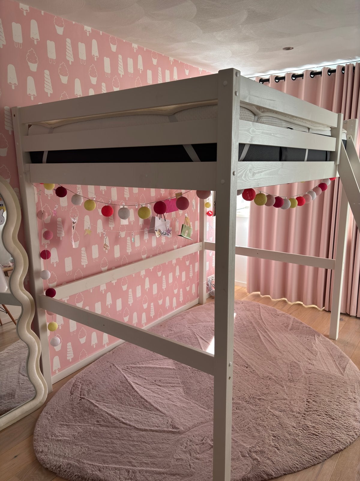 Hoogslaper, Huis en Inrichting, Slaapkamer | Stapelbedden en Hoogslapers, Ophalen, Gebruikt, Hoogslaper, Tweepersoons