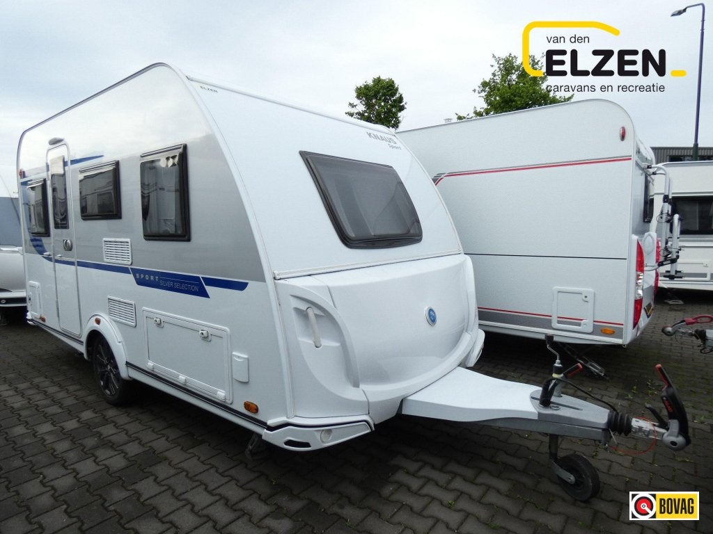 Knaus Sport Silver Selection 400 QD Mover, voortent, fietsdr, Caravans en Kamperen, Schokbreker, Bedrijf, Treinzit, 4 tot 5 meter