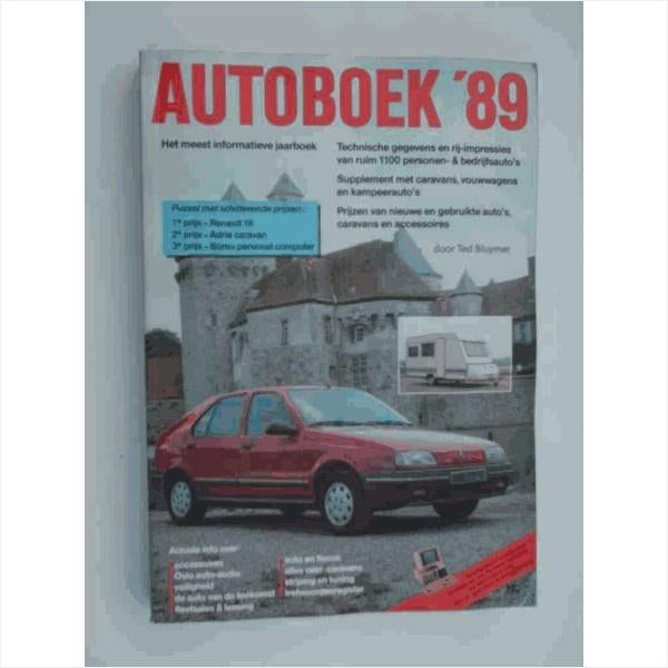 Autoboek Jaarboek 1989 #2 Nederlands, Ophalen of Verzenden, Gelezen, Algemeen