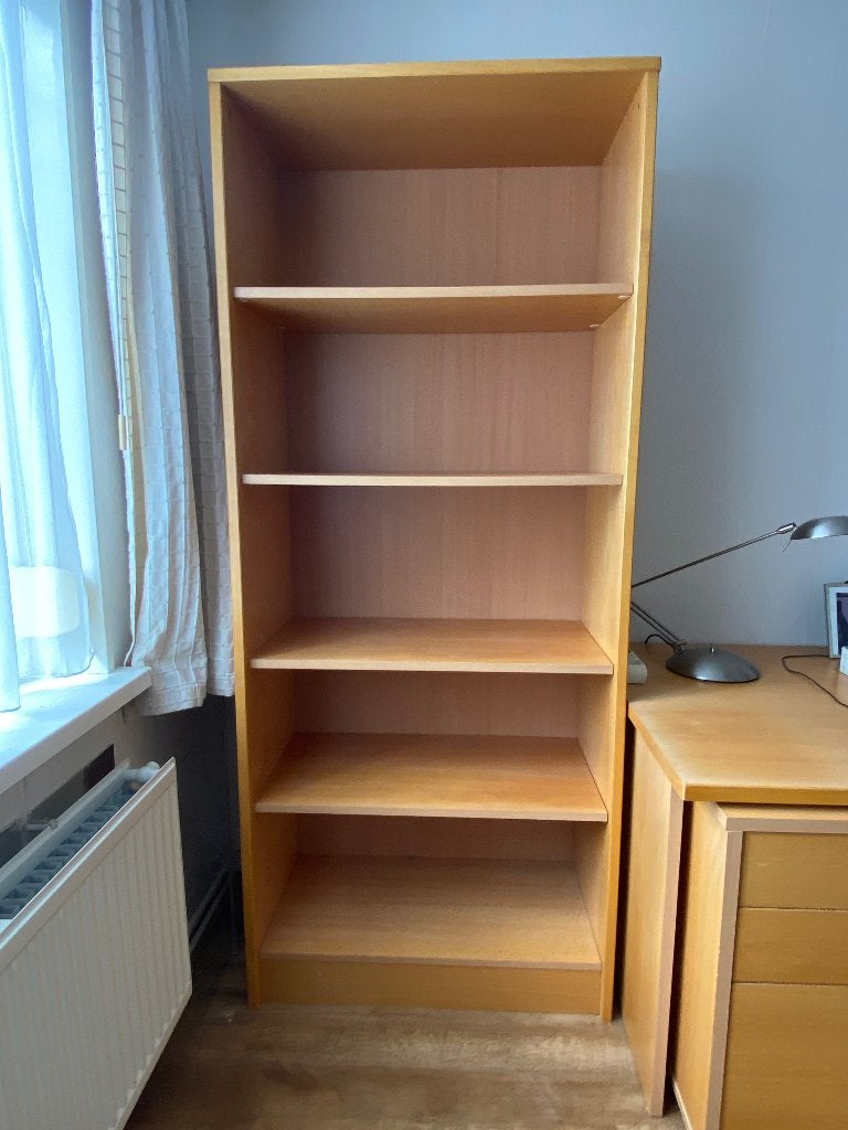 Boekenkast, 190x80x40, Ophalen, Met plank(en), Gebruikt, 50 tot 100 cm