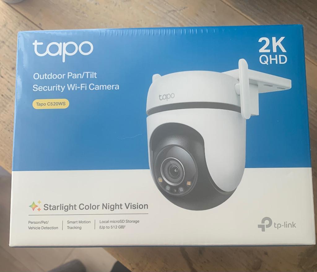 Tapo C520WS Outdoor Camera (2K QHD), Ophalen of Verzenden, Nieuw, Buitencamera